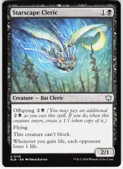 Starscape Cleric U Bloomburrow 116 LP - Image 1