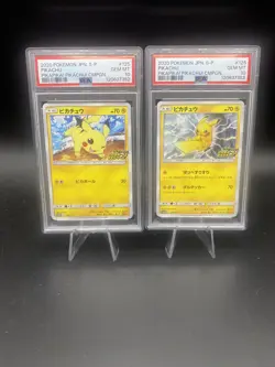 PSA 10 SEQUENTIAL SET PIKACHU PIKAPIKA 125 & 126 JAPANESE CAMPAIGN PROMO POKEMON - Image 1