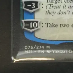 2020 MAGIC: THE GATHERING CORE SET 2021 #075/274 TEFERI, MASTER OF TIME - Image 4