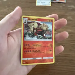 Arcanine - 22/214 - Reverse Holo Rare - Unbroken Bonds - Pokemon Card Near Mint - Image 1