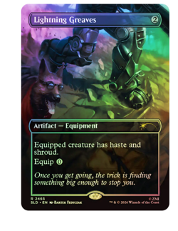 Lightning Greaves (2465) - Foil - Fallout Secret Lair MTG - Image 1