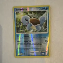 Pokemon TCG Squirtle Diamond & Pearl Common Reverse Holo 50 HP Basic Card - Image 1