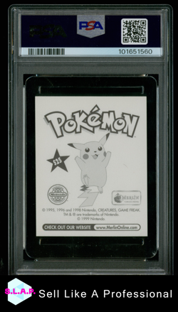 MEW - GOLD MERLIN POKEMON 1999 S25 ONLY POP REAL *CRACKED ICE* PSA 10 - Image 2