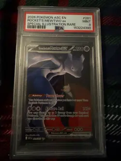 Team Rocket's Mewtwo ex | PSA 9 | #281 SIR | 2026 Pokemon Ascended Heroes - Image 1