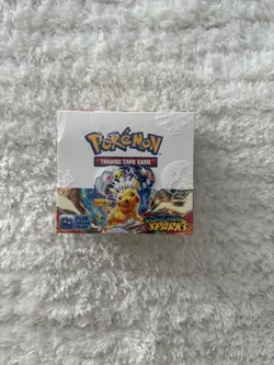 Pokemon Scarlet & Violet Surging Sparks Booster Box Pikachu Pokemon TCG - Image 1