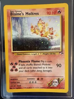 Blaine's Moltres #1 Pokemon Gym Heroes 🔥📈 - Image 1