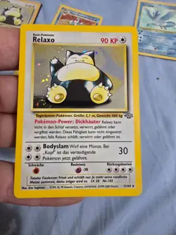 rare pokemon cards NOW A 4 Relaxo, Lektrobal, and Pixi AND KNUDDELUF-Holo German - Image 1