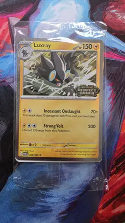 Pokemon Luxray 028/088 Perfect Order - Best Buy - Stamped Promo - Sealed - Image 1