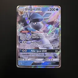 Pokemon Glaceon GX Sun & Moon Black Star Promo SM147 - Image 1