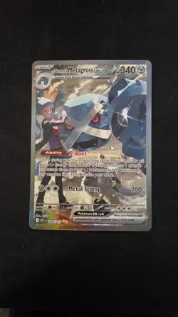 Pokemon Steven’s Metagross 289/217 SIR Mega Evolution Ascended Heroes NM CLEAN - Image 1