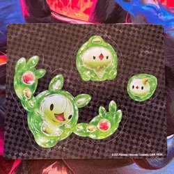 Pokemon TCG Black Bolt Reuniclus Tech Sticker Sheet - Image 1