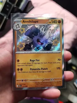 Pokemon TCG Annihilape Shiny Paldean Fates 171/091 NM Condition - Image 1