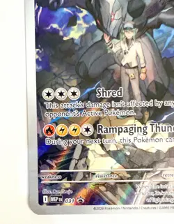 Pokemon N's Zekrom 031/MEP Promo Holo Dragon Full Art HP 130 Basic 2026 Card - Image 2