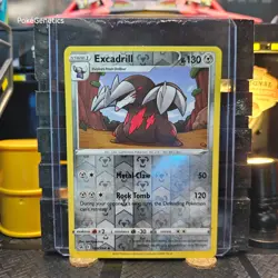 Excadrill Fusion Strike Reverse Holo Pokemon TCG 183/264 Sword & Shield Uncommon - Image 1