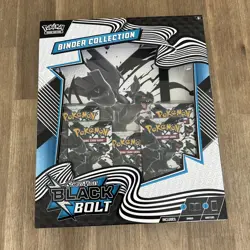 Pokemon TCG Scarlet & Violet Black Bolt Binder Collection Box NEW Factory Sealed - Image 1