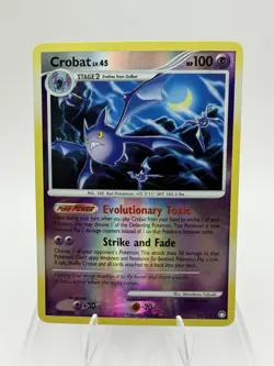 Pokemon Crobat Mysterious Treasures Reverse Holo Rare 100HP #23/123 English - Image 1