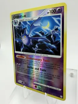 Pokemon Crobat Mysterious Treasures Reverse Holo Rare 100HP #23/123 English - Image 2