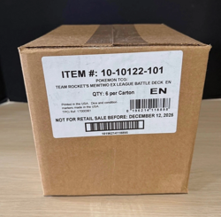 POKEMON TEAM ROCKET'S MEWTWO EX LEAGUE BATTLE DECK SEALED 6 BOX CASE - Image 1