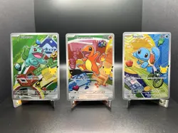 Pokemon TCG First Partner Illustration Collection Series 1 Kanto GEN 1 Starters - Image 1