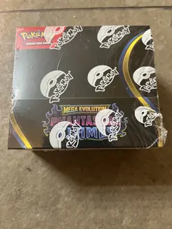 Pokemon TCG Mega Evolution Phantasmal Flames Booster Box Mega Charizard X Gengar - Image 2