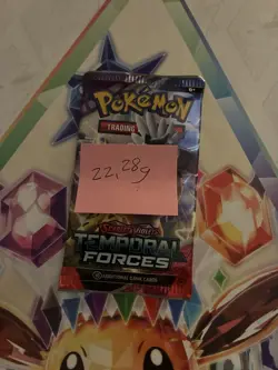 Heavy! 22.28g Pokemon Sealed Temporal Forces Booster Pack - Image 2