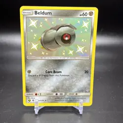Pokemon TCG Beldum Hidden Fates SV30/SV94 Holo Shiny Holo Rare - Image 1