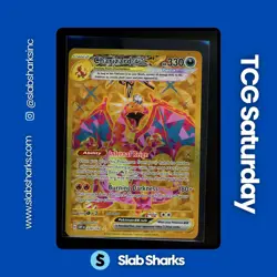 2023 POKEMON SV OBSIDIAN FLAMES #228/197 CHARIZARD EX GOLD HYPER RARE - Image 1