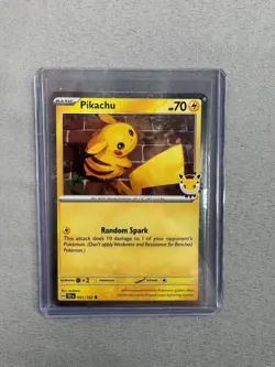 Pikachu Pokemon Day 2026 051/162 30th Anniversary Promo Pokemon TCG MINT MT - Image 1