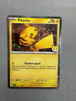 Pikachu Pokemon Day 2026 051/162 30th Anniversary Promo Pokemon TCG MINT MT - Image 2