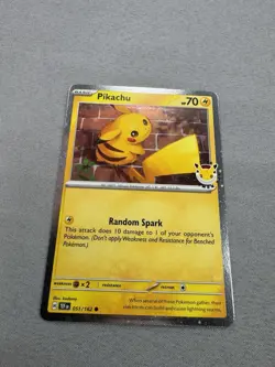 Pikachu Pokemon Day 2026 051/162 30th Anniversary Promo Pokemon TCG MINT MT - Image 3