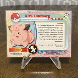 Clefairy #35 — 1999 Topps Pokemon Series 1 Blue Logo Non-Holo NM - Image 2