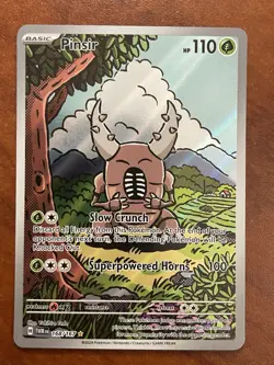 Pokemon Pinsir Sv06: Twilight Masquerade 168/167 Illustration Rare Holo - Image 1