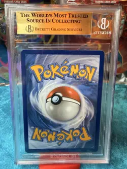 Pokemon Mega Charizard X EX Phantasmal Flames Mega Hyper Rare Beckett 9.5 #130 - Image 2