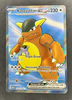 Pokemon Kangaskhan ex Ultra Rare Holo 190/165 SV151 NM Scarlet & Violet TCG - Image 1
