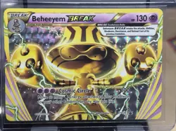 Pokemon TCG Beheeyem Break XY135 Black Star Promo Ultra Holo Rare - Image 1