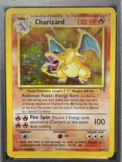 POKEMON CHARIZARD LEGENDARY COLLECTION #3/110 PSA 6 ENGLISH 2002 - Image 4