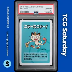 2019 POKEMON OLD MAID MEOWTH PSA 10 - Image 1