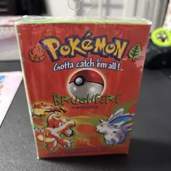 Sealed WOTC Pokemon Brushfire theme deck - Image 1