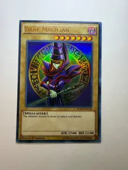 Yugioh - Dark Magician - Ultra - 1st - YGLD-ENC09 - NM - Image 1