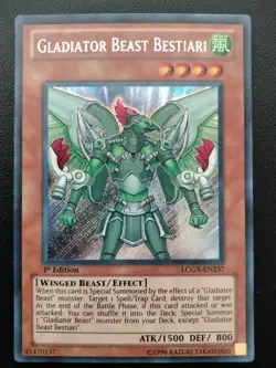 Yu-Gi-Oh TCG Gladiator Beast Bestiari 1st Edition (LCGX-EN244) - Image 1