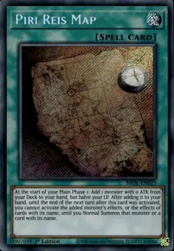 Piri Reis Map EU 1st Ed Secret Rare BROL-EN023 Yu-Gi-Oh! - Image 1