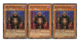 Yugioh- 3X Gravekeeper's Guard - Common - Unlimited - PGD-061 - Near Mint - Image 1