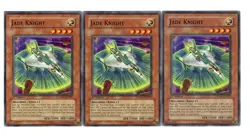 Yugioh- 3X Jade Knight - Common - 1st Edition - CSOC-EN037 - Near Mint - Image 1