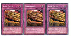 Yugioh- 3X Dark Coffin - Common - Unlimited - DB2-EN244 - Near Mint - Image 1