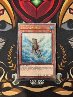 YUGIOH TREEBORN FROG QUARTER CENTURY SECRET RARE NEAR MINT RA03-EN161 - Image 1