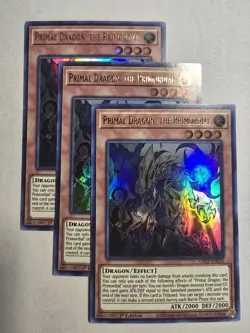 3x Primal Dragon, the Primordial 1st Edition Ultra Rare GFP2-EN036 Yu-Gi-Oh! - Image 1