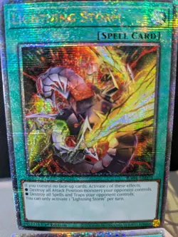 Yu-Gi-Oh Lightning Storm (Alt Art) Quarter Century Secret Rare RA04-EN094 x2 - Image 5