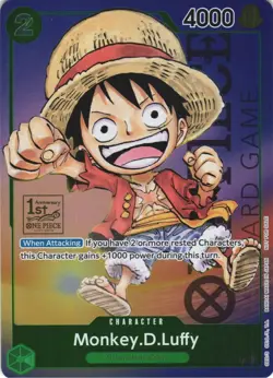 MONKEY.D.LUFFY (037) (1ST ANNIVERSARY TOURNAMENT) P-037 NM - Image 1