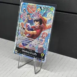 One Piece Monkey D. Luffy Alt Art OP15-098 L Adventure on KAMI's Island English - Image 3