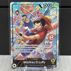 One Piece Monkey D. Luffy Alt Art OP15-098 L Adventure on KAMI's Island English - Image 4